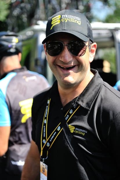 Man in Mummu Cycling kit smiling