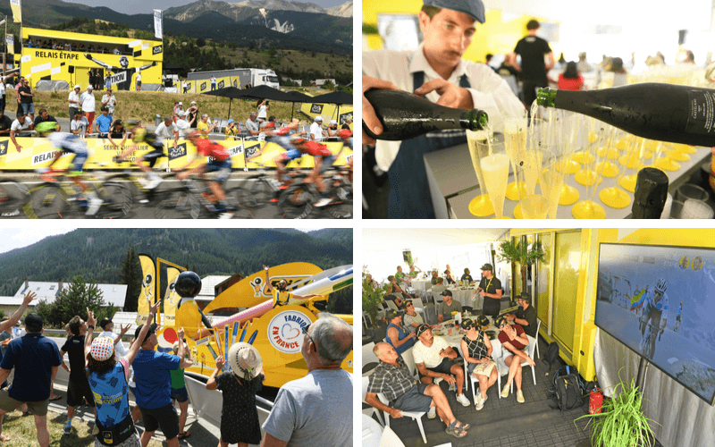 Tour de France Relais Etape hospitality zone